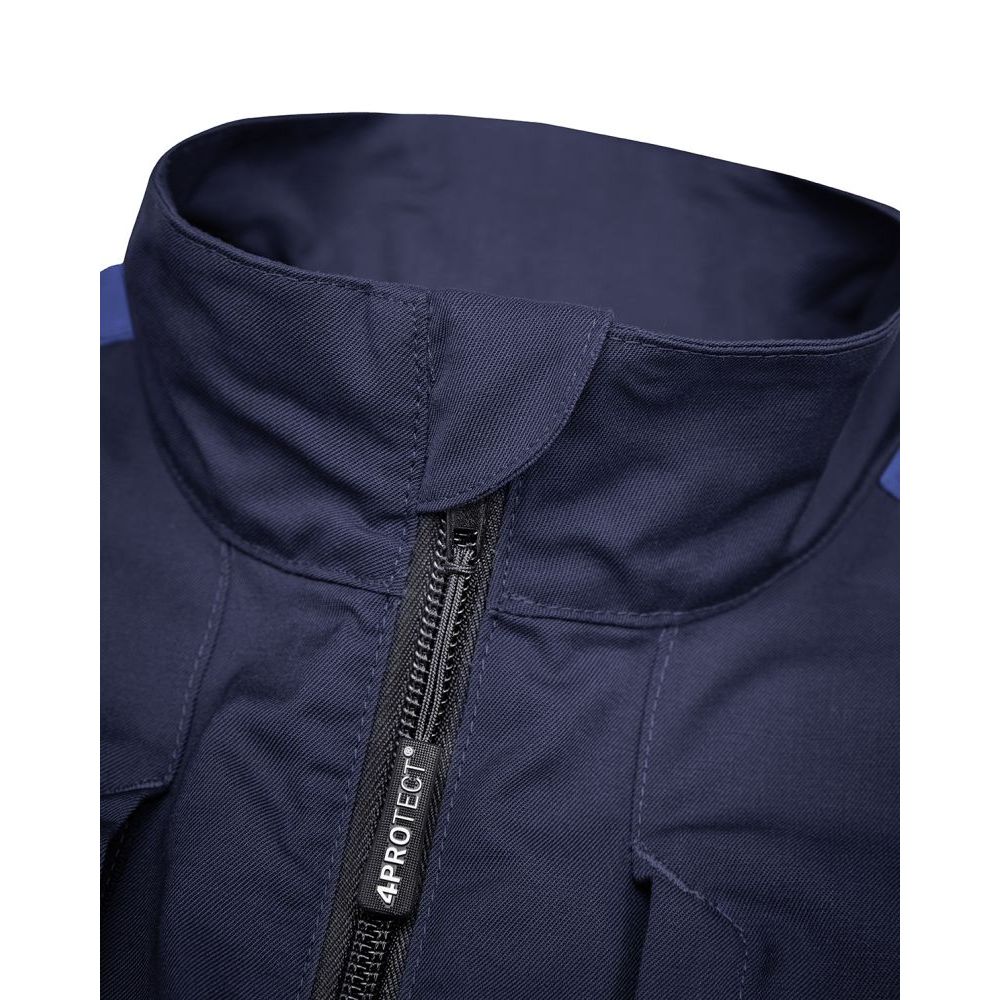 3012 4PROTECT® Workwear Bundjacke, navy/royal Detail 4