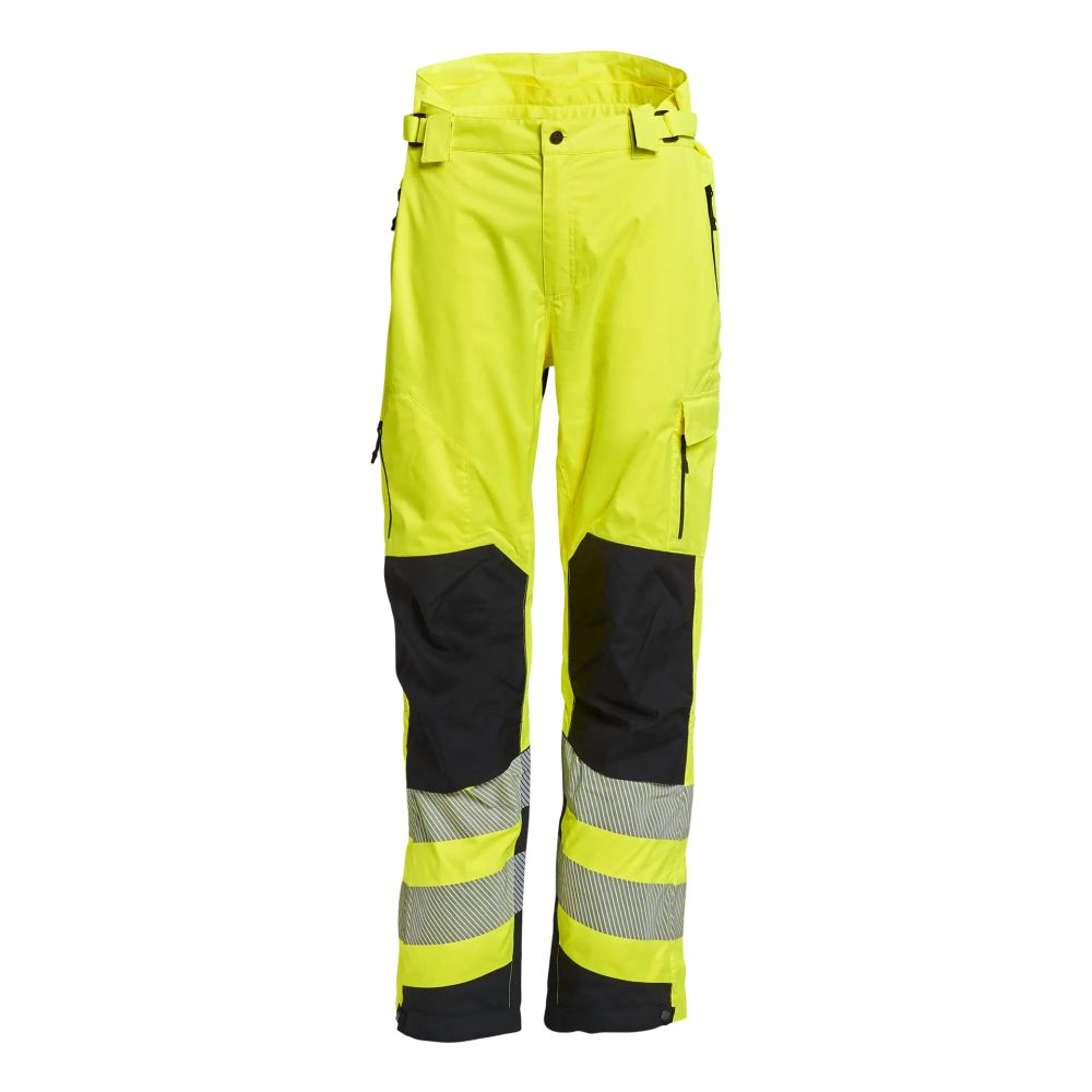 ELKA Visible Xtreme Kombihose mit Stretch | 182401R, Detailansicht 1 in der Farbe warngelb/schwarz