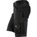 SNICKERS  AllroundWork Stretch-Arbeitsshorts in Komfort-Passform | 6153, Detailansicht 2 in der Farbe 0404 black/black