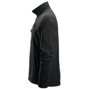 SNICKERS FlexiWork Fleece-Arbeitsjacke | 8042, Detailansicht 2 in der Farbe 0404 black/black