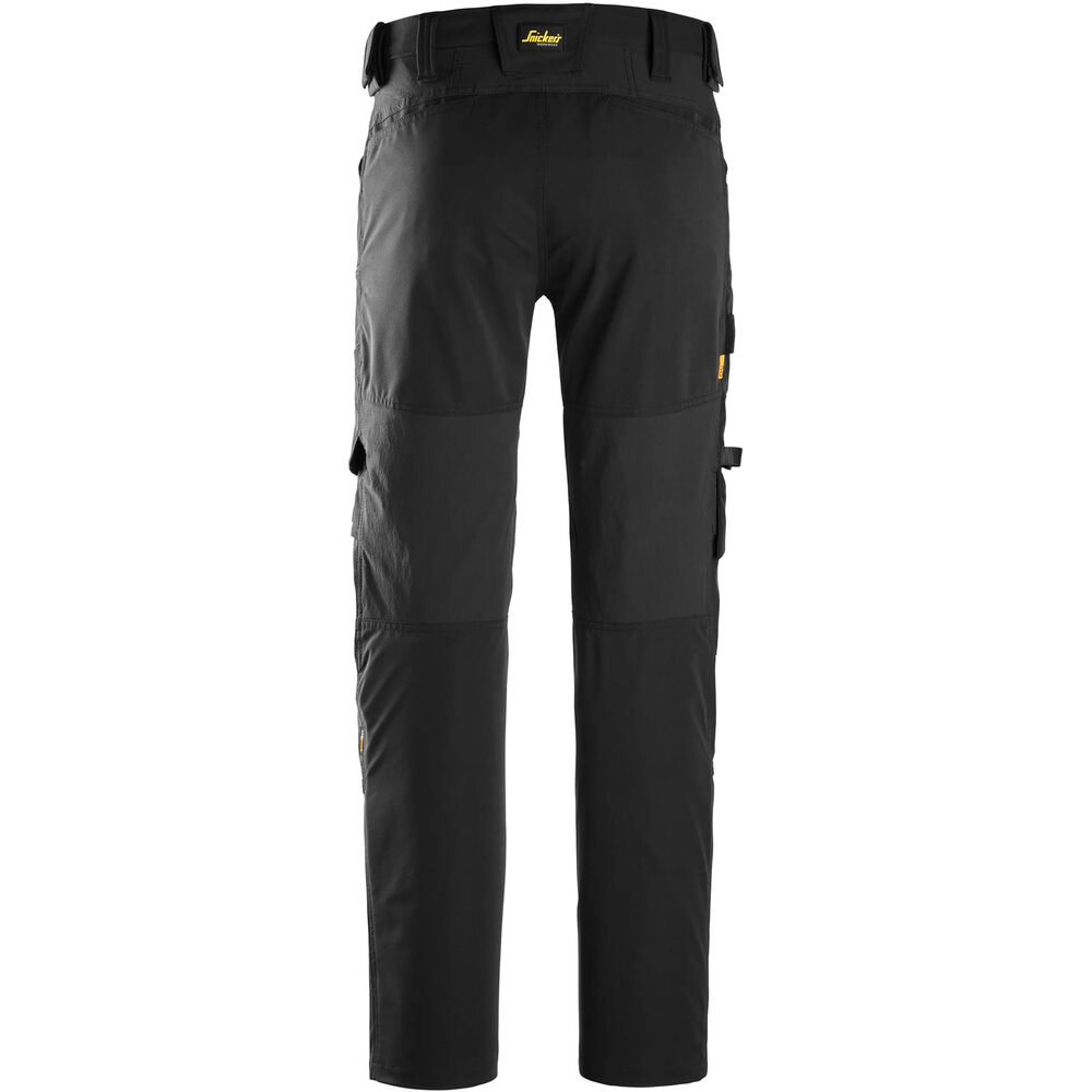 SNICKERS AllroundWork 4-Wege-Stretchhose | 6318, Detailansicht 1 in der Farbe 0404 black/black