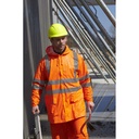 LYNGSOE HI-VIS Regenjacke | LR55, Detailansicht 1 in der Farbe 05 hi-vis orange