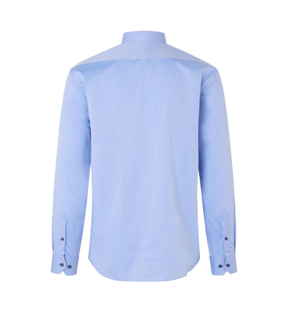 S371 Fine Twill Contrast Hemd | slim