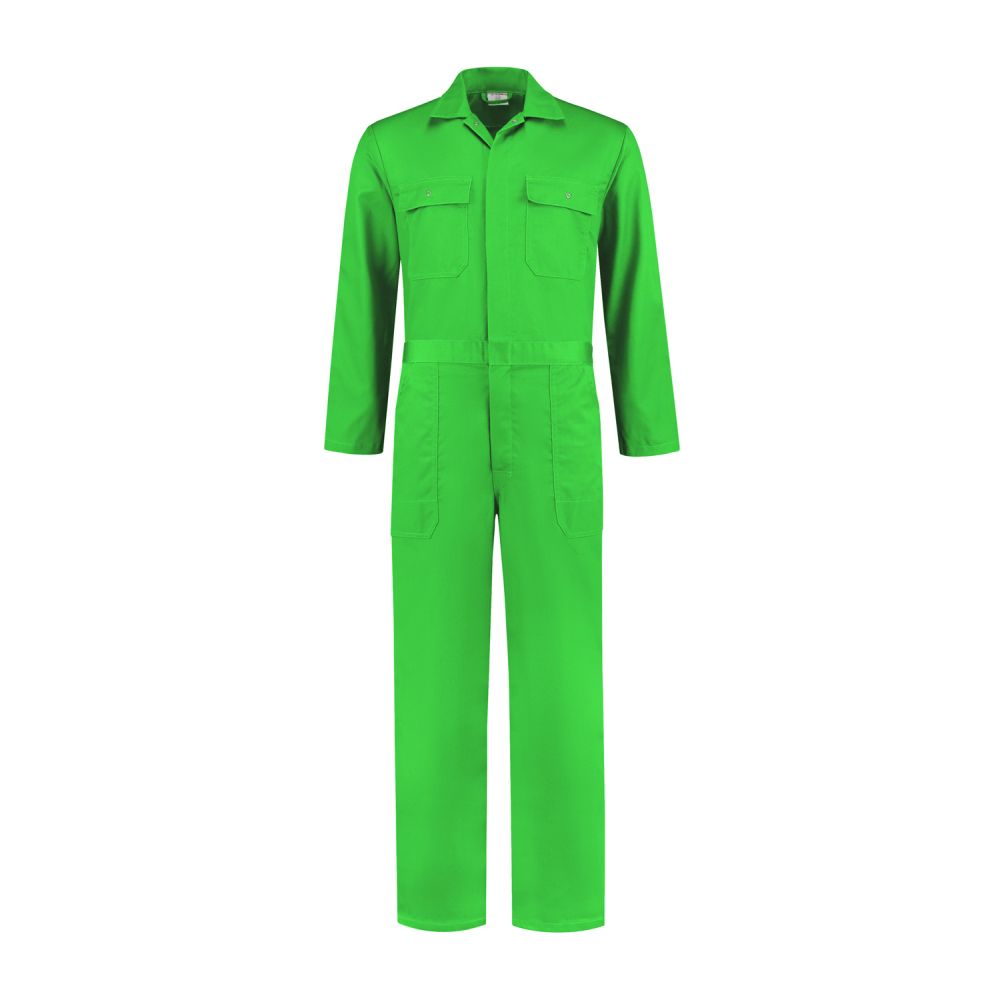 KOV6535 Kinderoverall Polyester/Baumwolle (apfelgrün, 74)