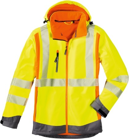 3475 4PROTECT Houston Warnschutz-Softshelljacke (S)