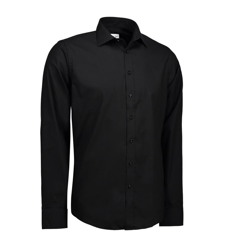 SS30 Business-Hemd | Langarm | slim (black, S)