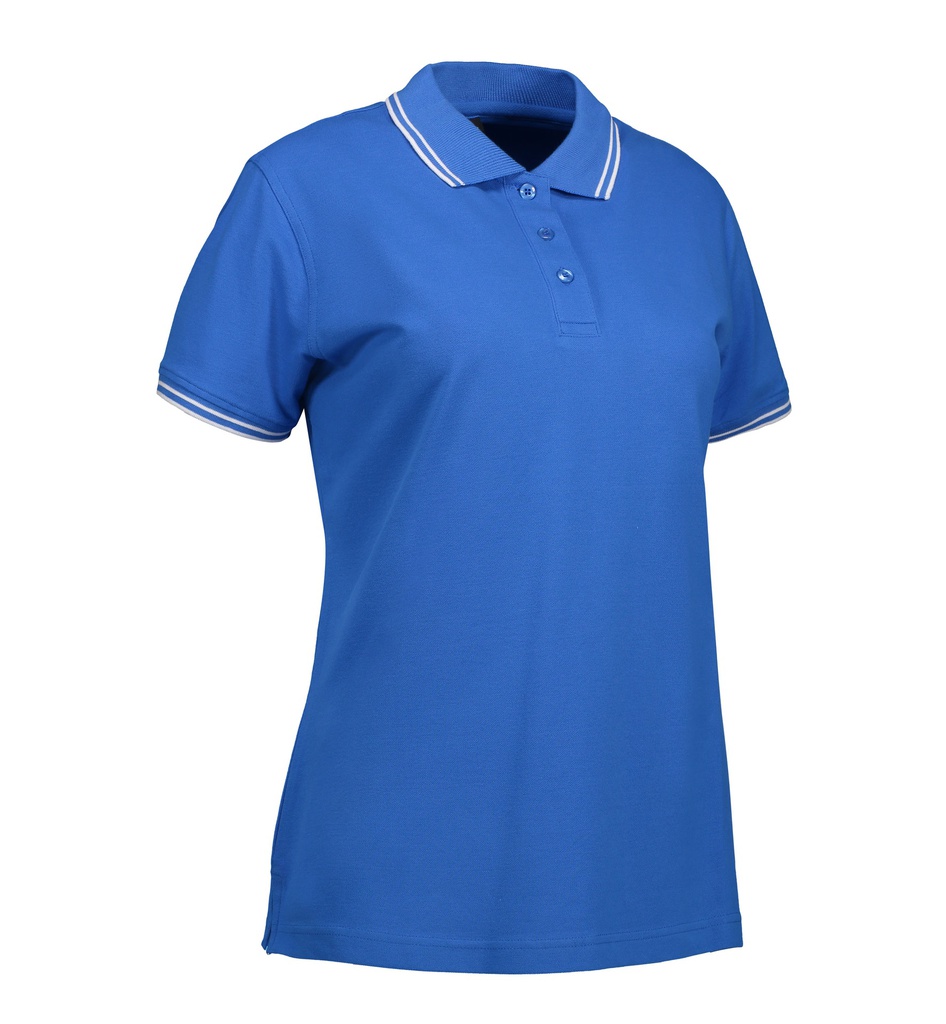 0523 Kontrast Poloshirt | Stretch | Damen