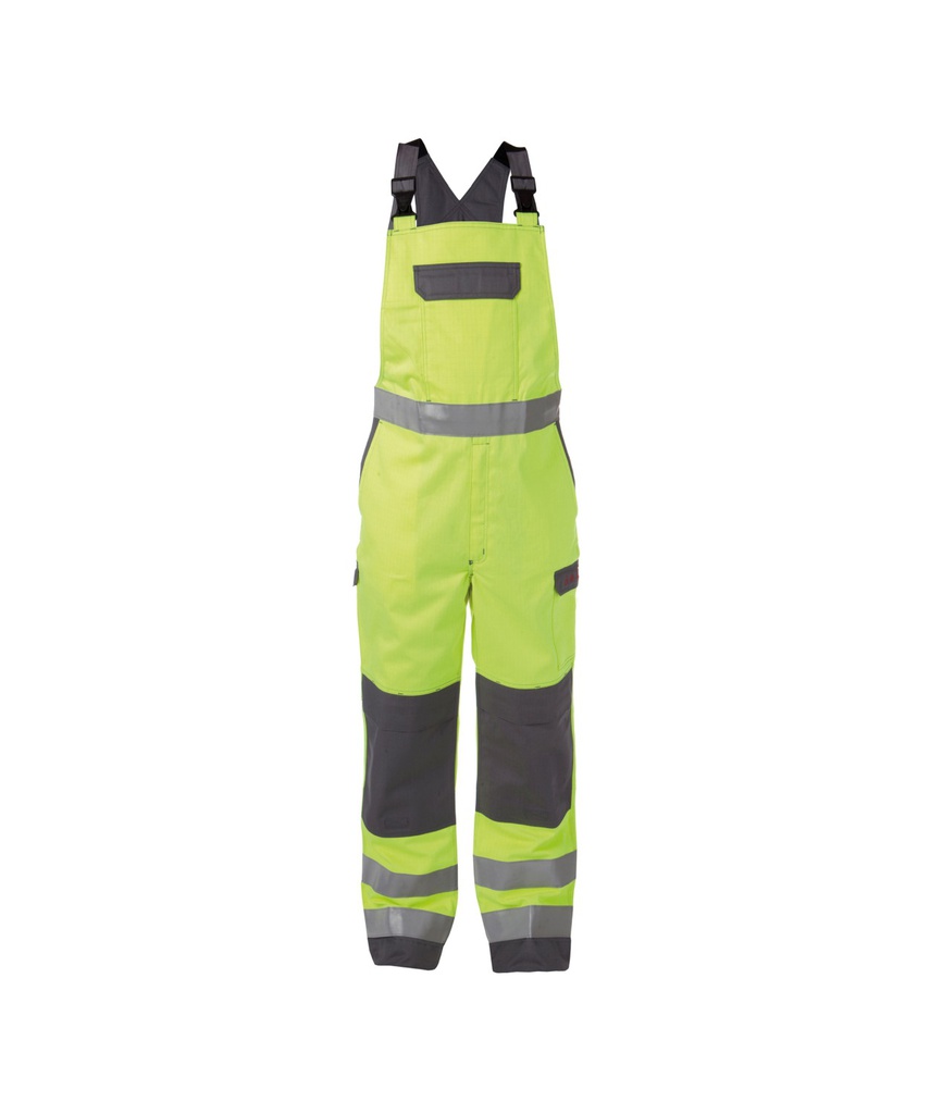 DASSY Colombia | Multinorm Warnschutz Latzhose mit Kniepolstertaschen | 400141 (42, Standard)
