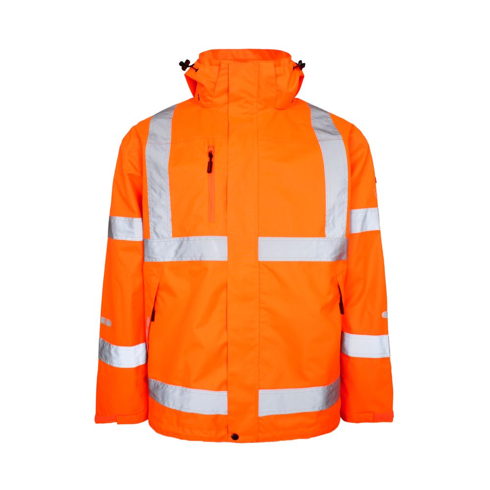 FOX6055 Hi-Vis Regenjacke (05 hi-vis orange, XS)