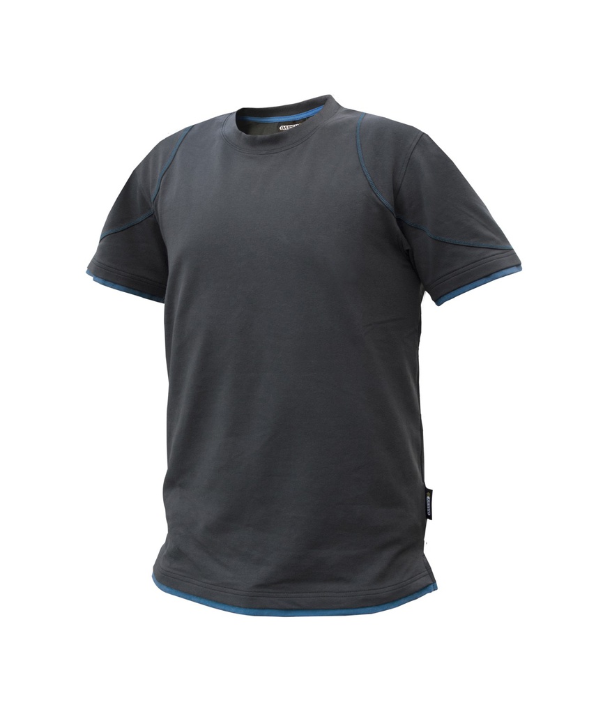 710019 Kinetic | T-Shirt (anthrazitgrau/azurblau, XS)
