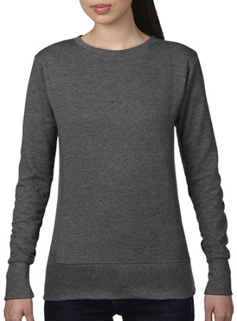 292.08 heather dark grey Damen-Sweatshirt (sdVr)