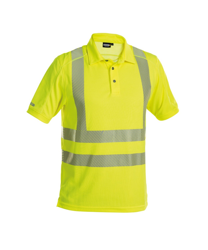 710024 Brandon | Warnschutz UV-Poloshirt (neongelb, XS)
