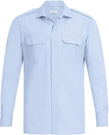 6730.1450 Herren-Pilothemd 1/1 RF Simple (029 bleu, 37/38)