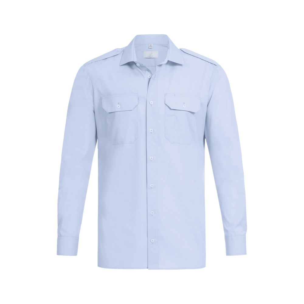 6730.1450 Herren-Pilothemd 1/1 RF Simple (029 bleu, 37/38)