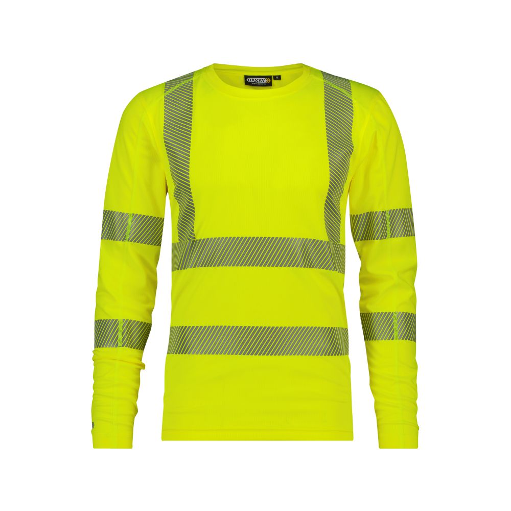 710037 Carterville | Warnschutz UV-T-Shirt mit langen Ärmeln (neongelb, XS)