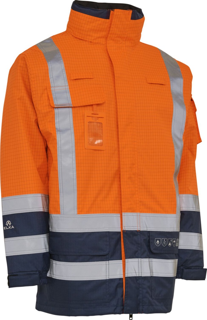 086150R Multinorm Parka (031 fl. orange/navy, S)