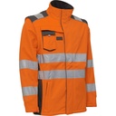 116504R Warnschutz-Softshelljacke, Ärmel abnehmbar