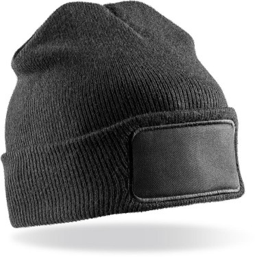 303.33 Double Knit Thinsulate™ Printers Beanie | RC034X (black)