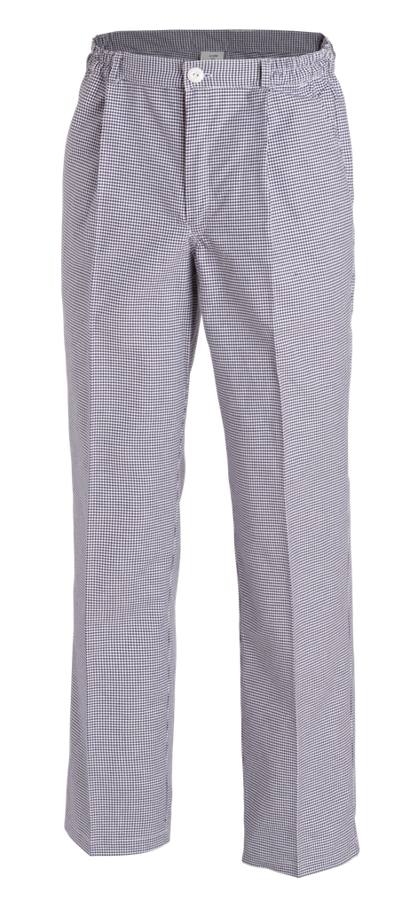 12/5352 Kochhose (05 blau/weiß Hahnentritt, 25)