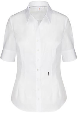 707.20/white Seidensticker Slim Fit 1/2 Kent Women