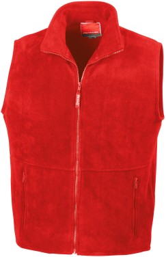 864.33 Fleece Bodywarmer (red, S)