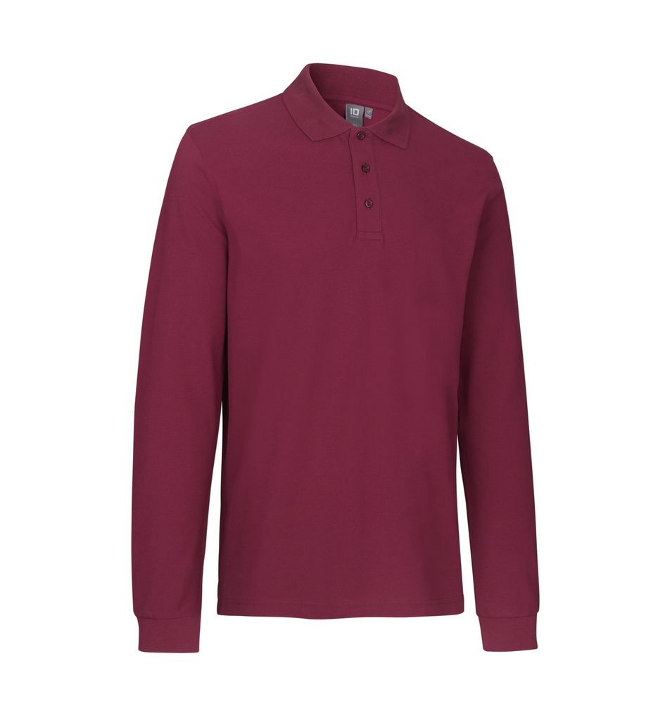 ID IDENTITY Langarm-Poloshirt | Stretch | 0544
