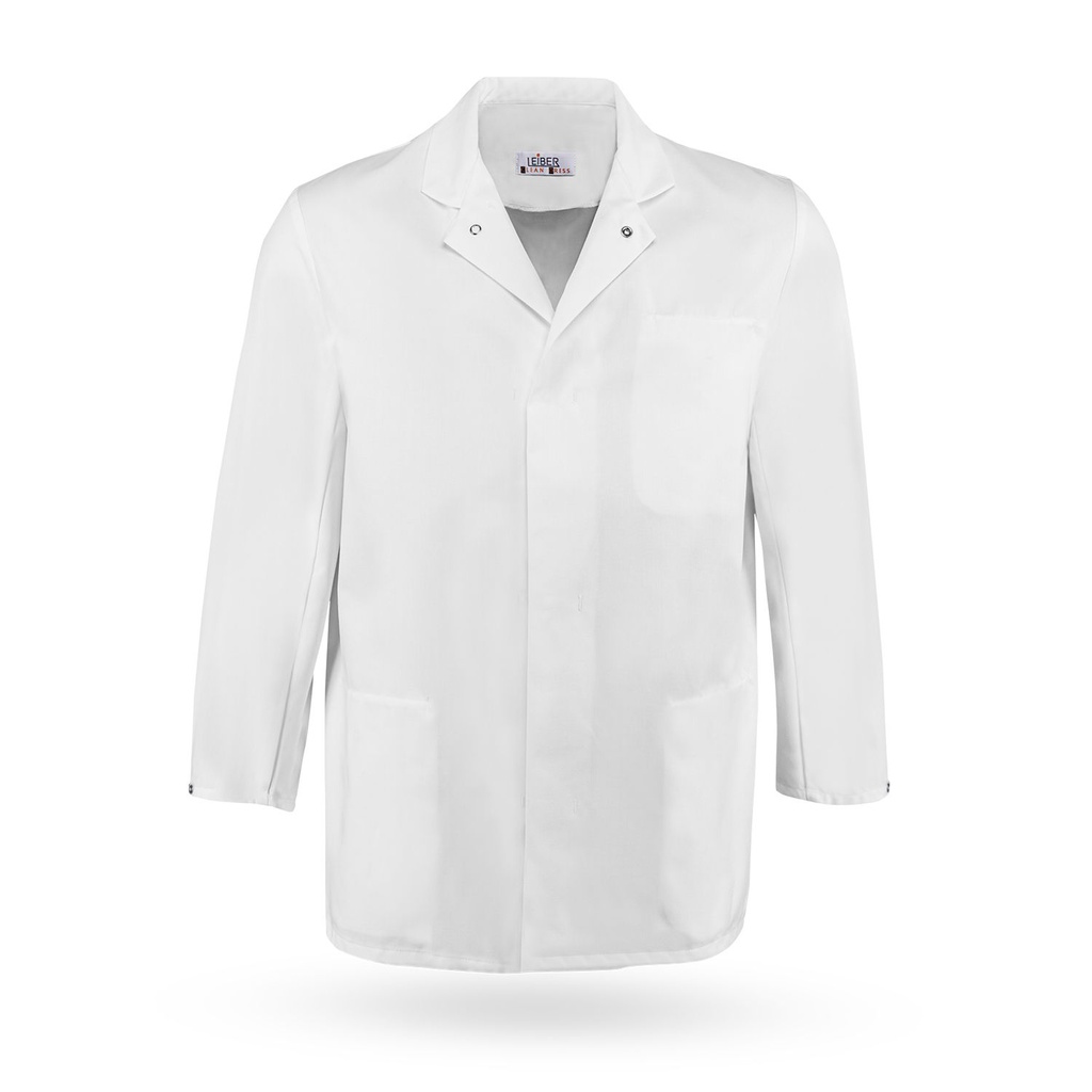 12/7330 HACCP Jacke | Unisex (01 weiß, XS)