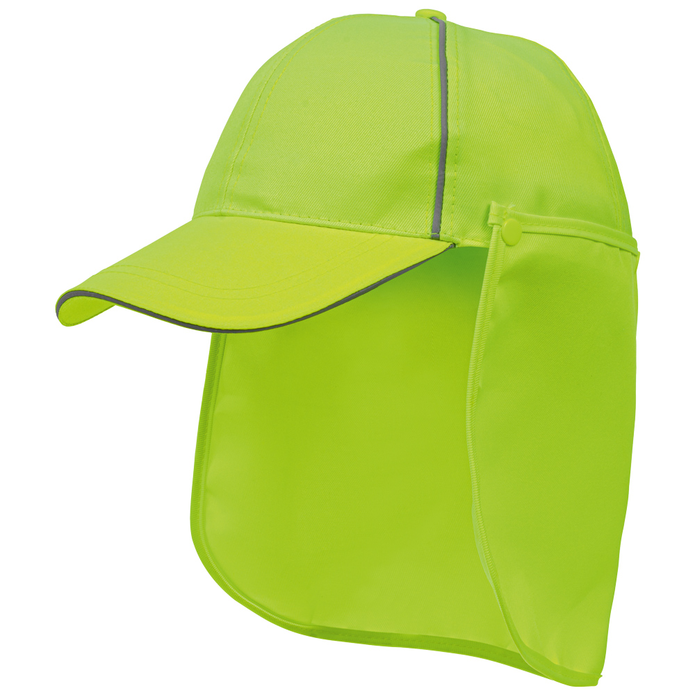 22581 Kolja UV-Schutz Cap mit Nackenschutz (001 fluoreszierend gelb)