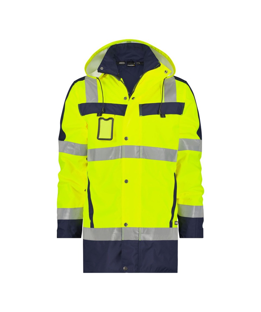 500132 Limasol | Warnschutz Winterparka (neongelb/dunkelblau, XS)