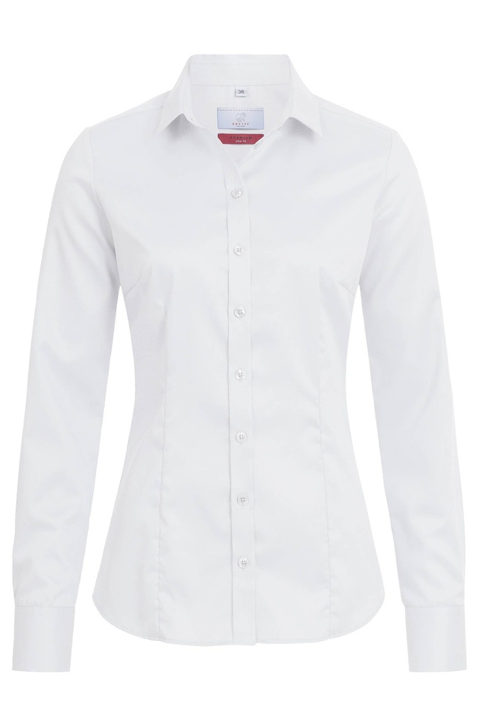 10357 Bluse, Langarm Slim Fit | Clean