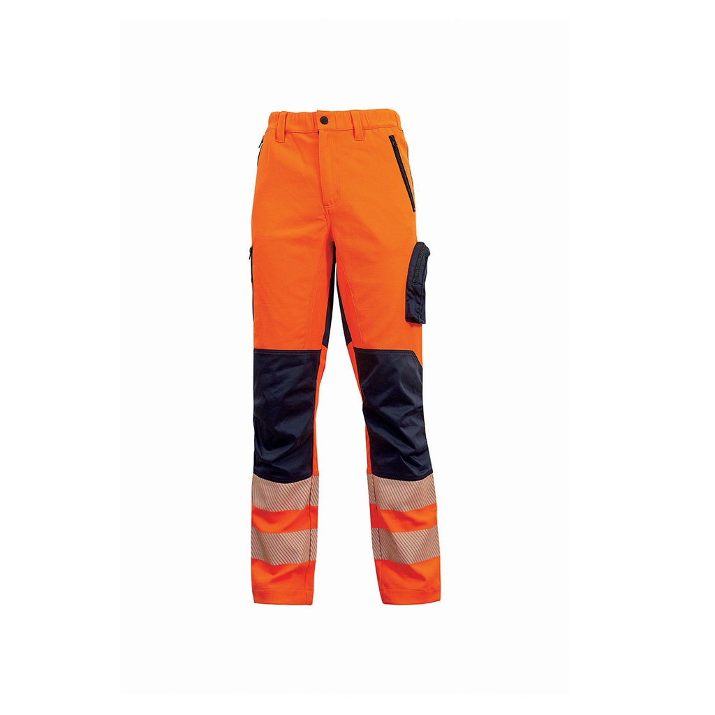 HL222 Warnschutz-Stretchhose "Roy" (orange fluo, S)