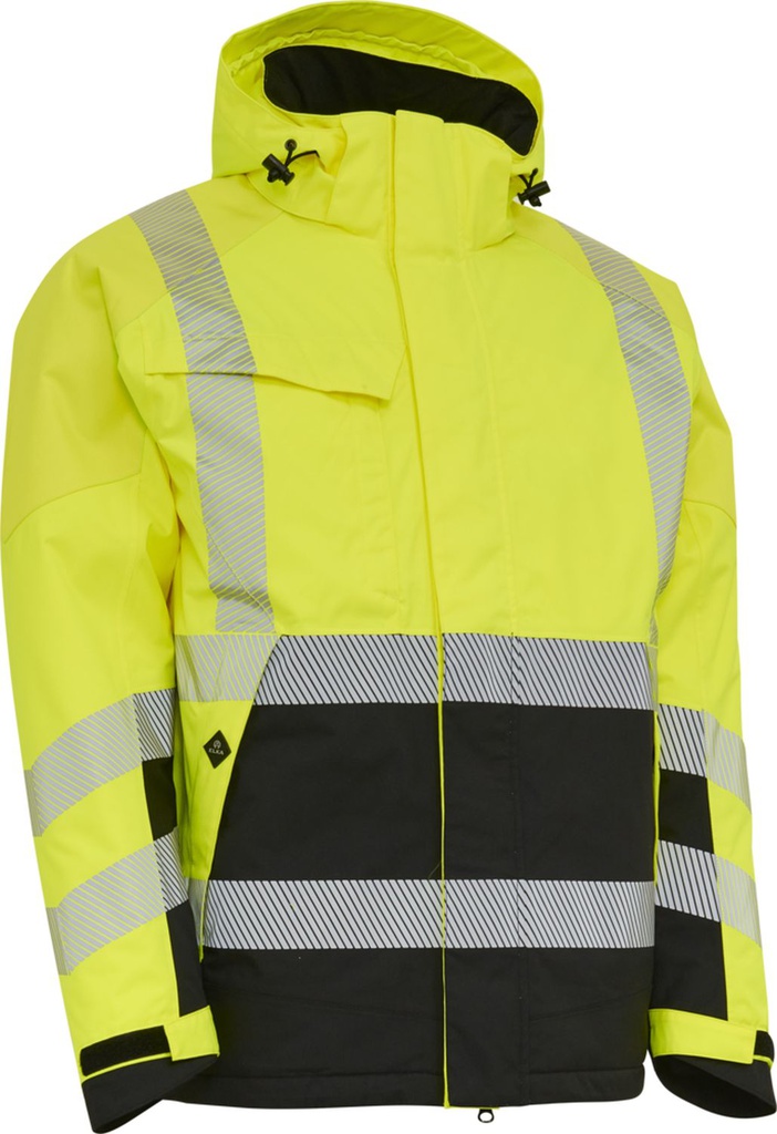 186100R Visible Xtreme Winterjacke mit Stretch (warngelb/schwarz, XS)