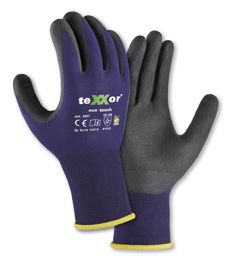 2451 Nylon-Strickhandschuhe eco touch