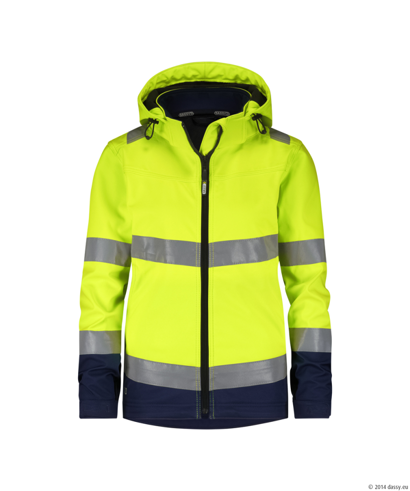 300466 Dassy Malaga Warnschutz-Softshelljacke| Damen