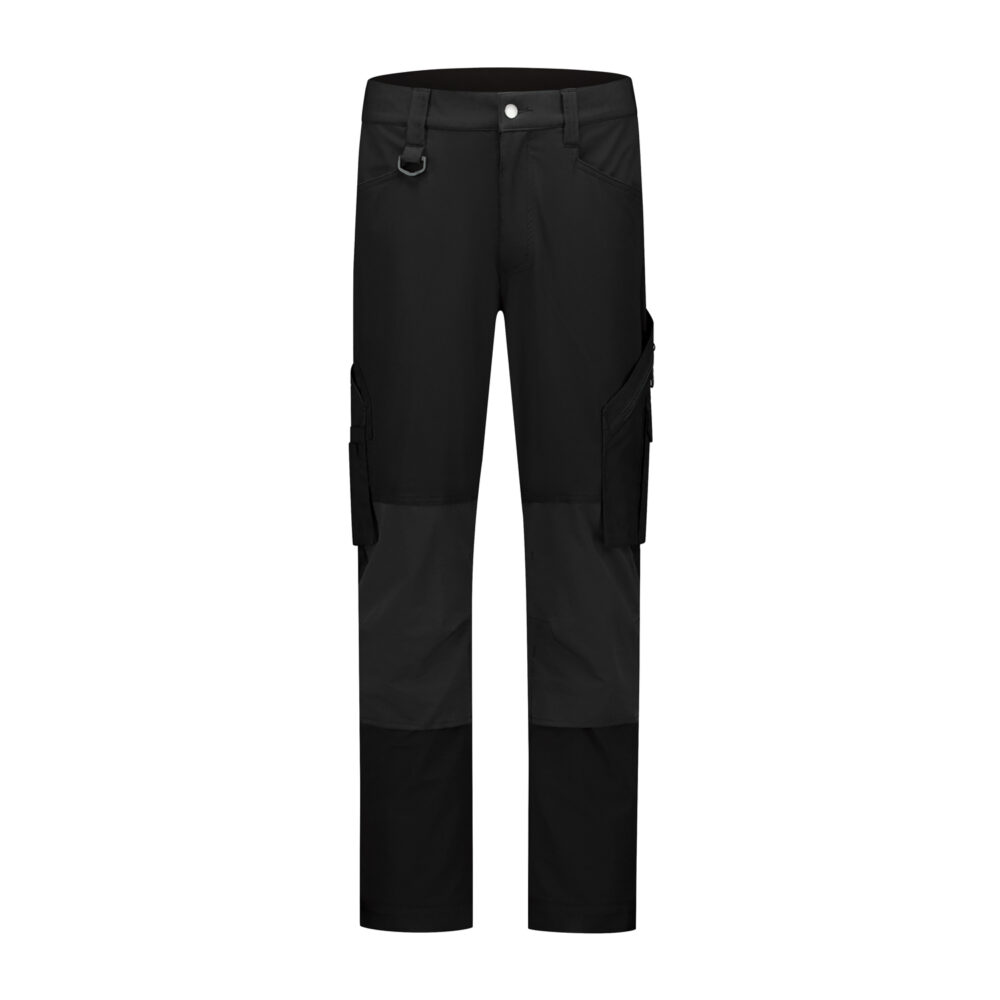 WBS9307 4-Wege-Stretch-Ripstop-Arbeitshose (BLACK schwarz, 44)