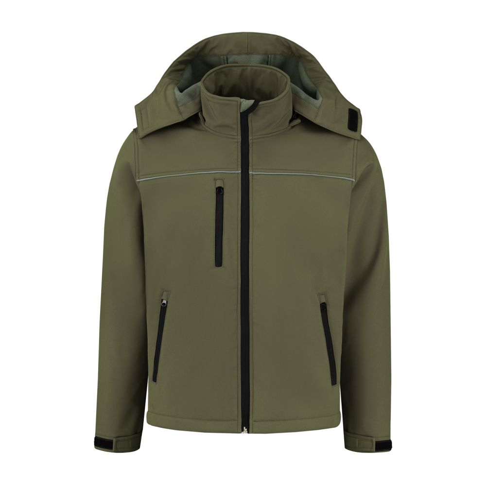 SS100 Softshell-Jacke (army, XS)