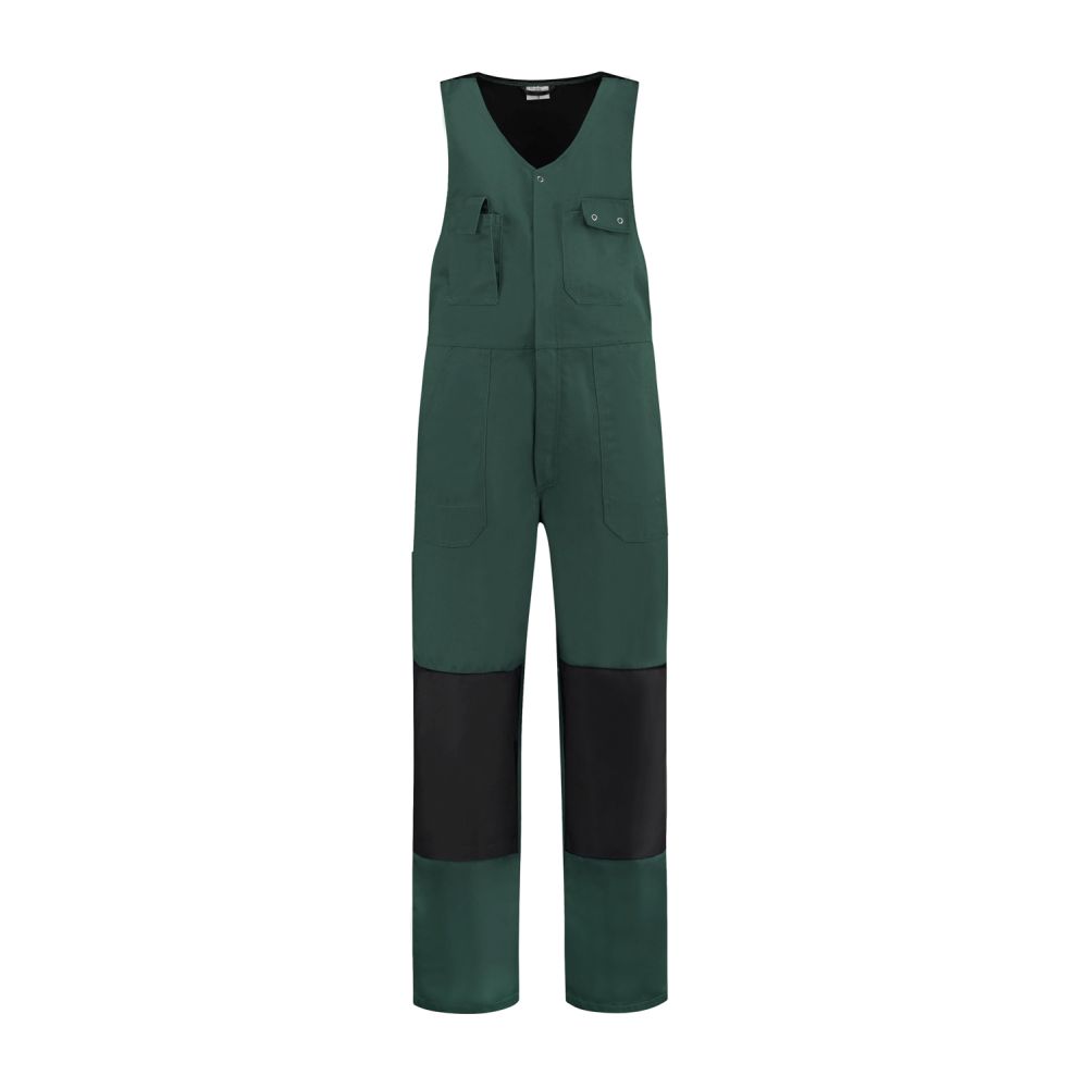 BESTEX Westenoverall Baumwolle / Polyester | BBC6040 (flaschengrün/schwarz, 44)