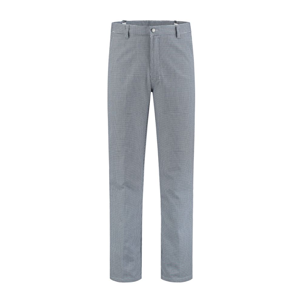 BESTEX Koch-/Bäckerhose | FBB6535 (weiß/blau, 38)