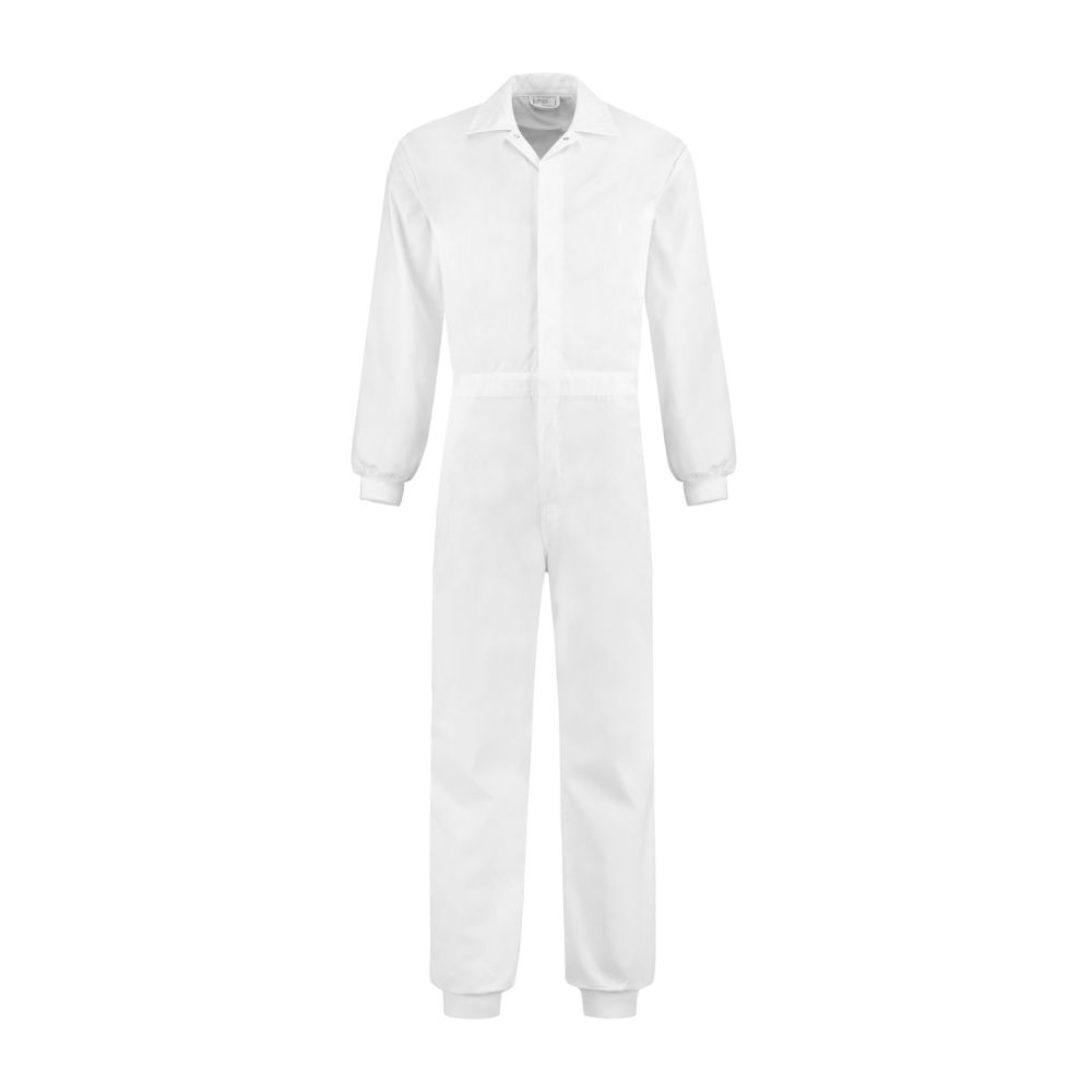 BESTEX Hygiene Overall Polyester / Baumwolle mit Strickbündchen | FKOVM6535