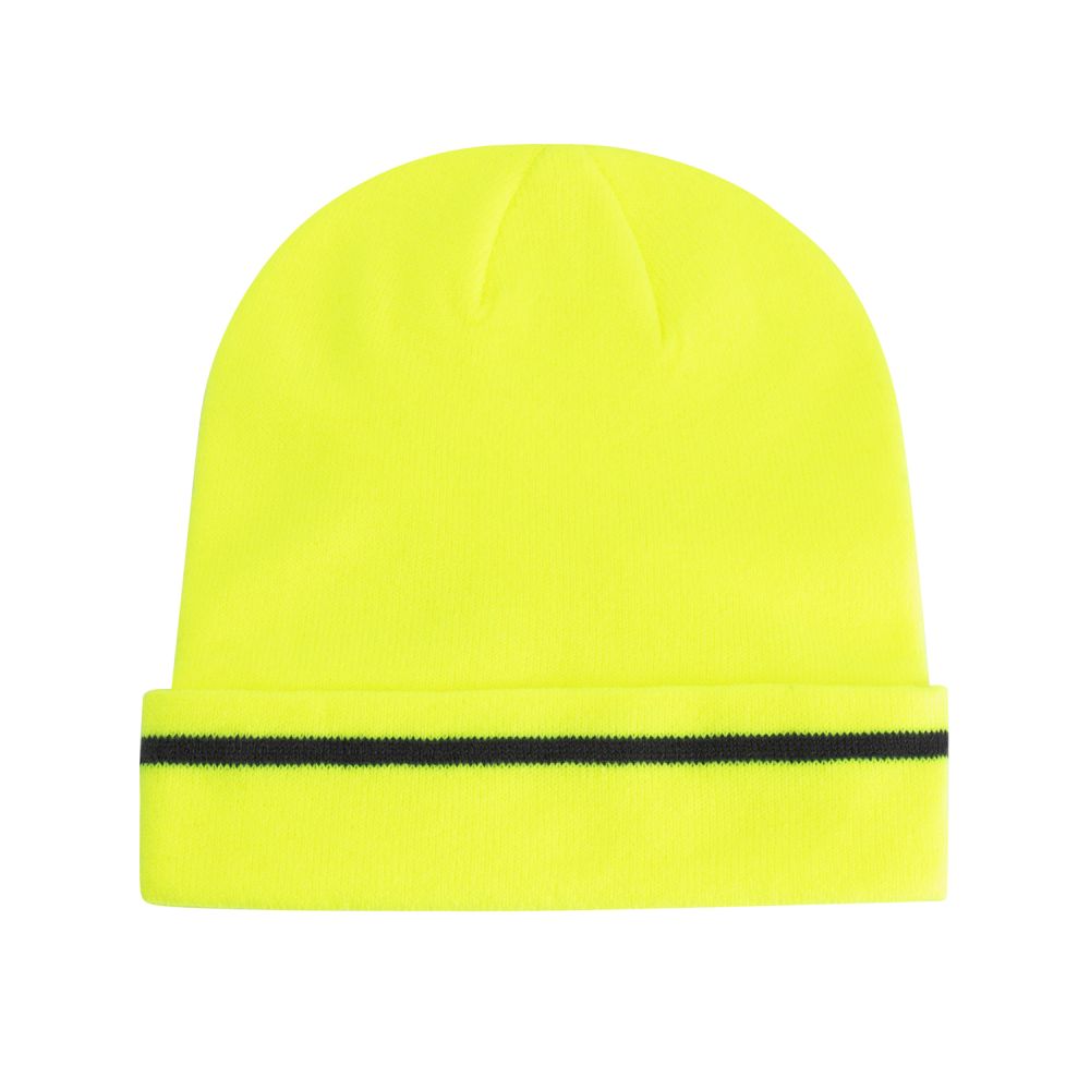 HVHAT Strickmütze in Warnfarbe (leuchtgelb)