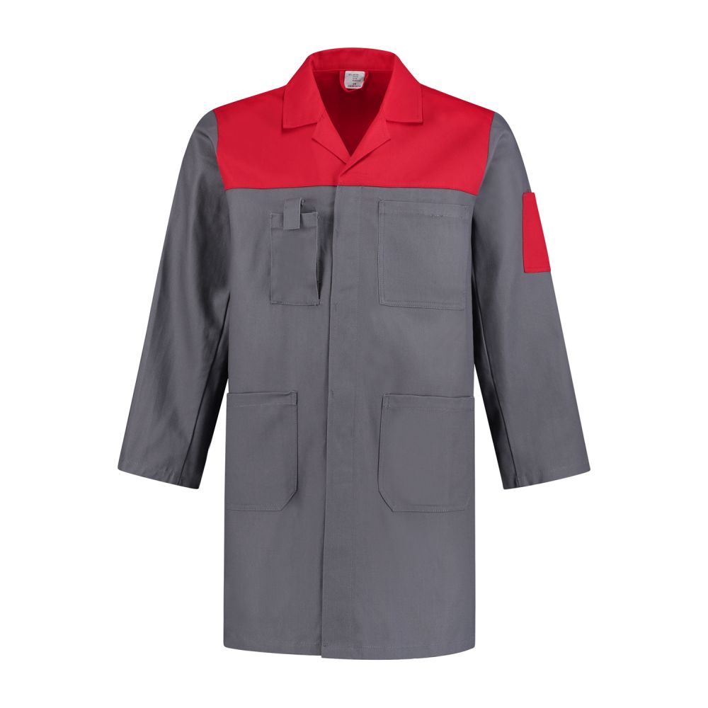 BESTEX Arbeitskittel 100% Baumwolle zweifarbig | SJ1002KL