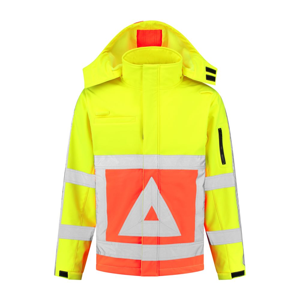 BESTEX Warnschutz Softshell-Jacke für Verkehrslotsen | VKSSRWS100 (XS)
