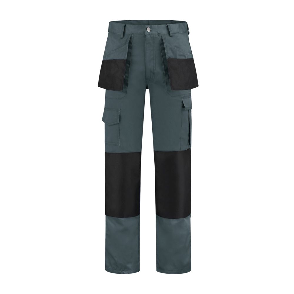 BESTEX Arbeitshose Polyester / Baumwolle Oxford | WBO6535 (grau/schwarz, 42)