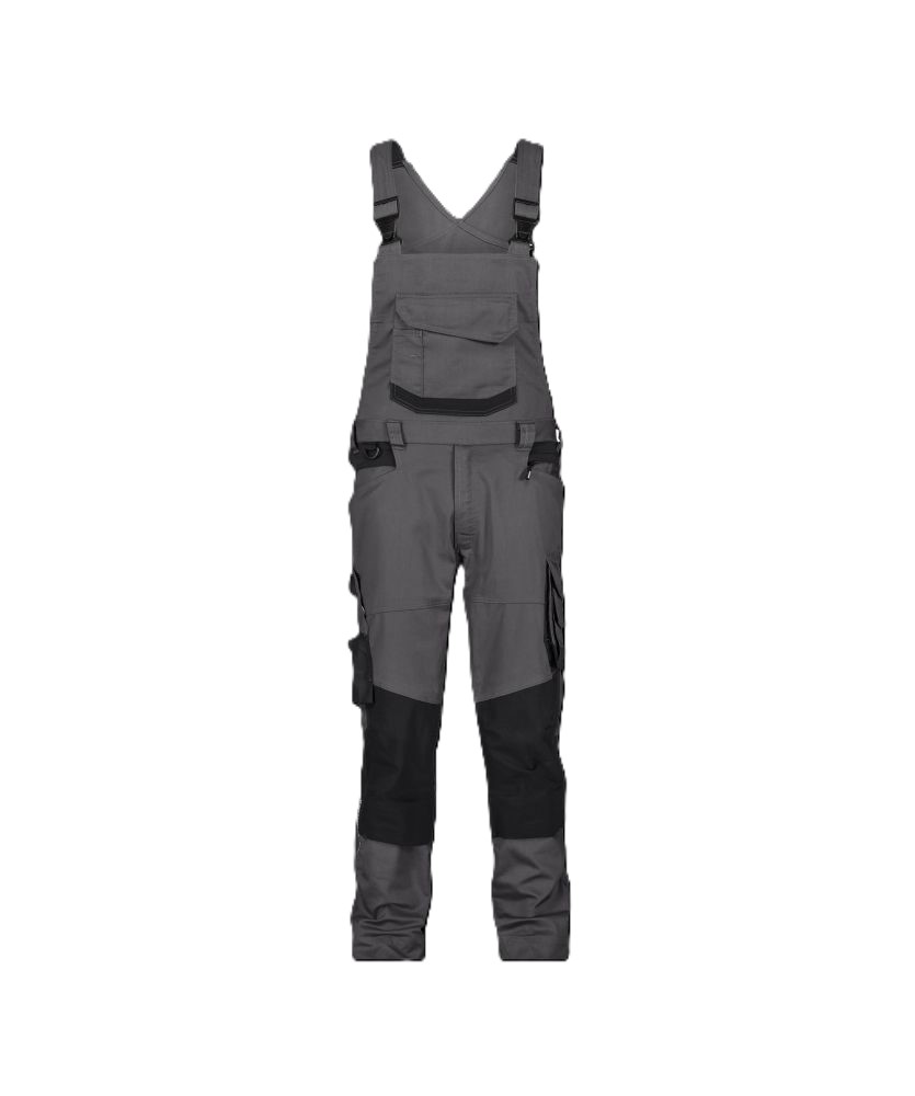 400169 Tronix Next | Stretch-Arbeitslatzhose mit Kniepolstertaschen (anthrazitgrau/schwarz, 42, Standard)