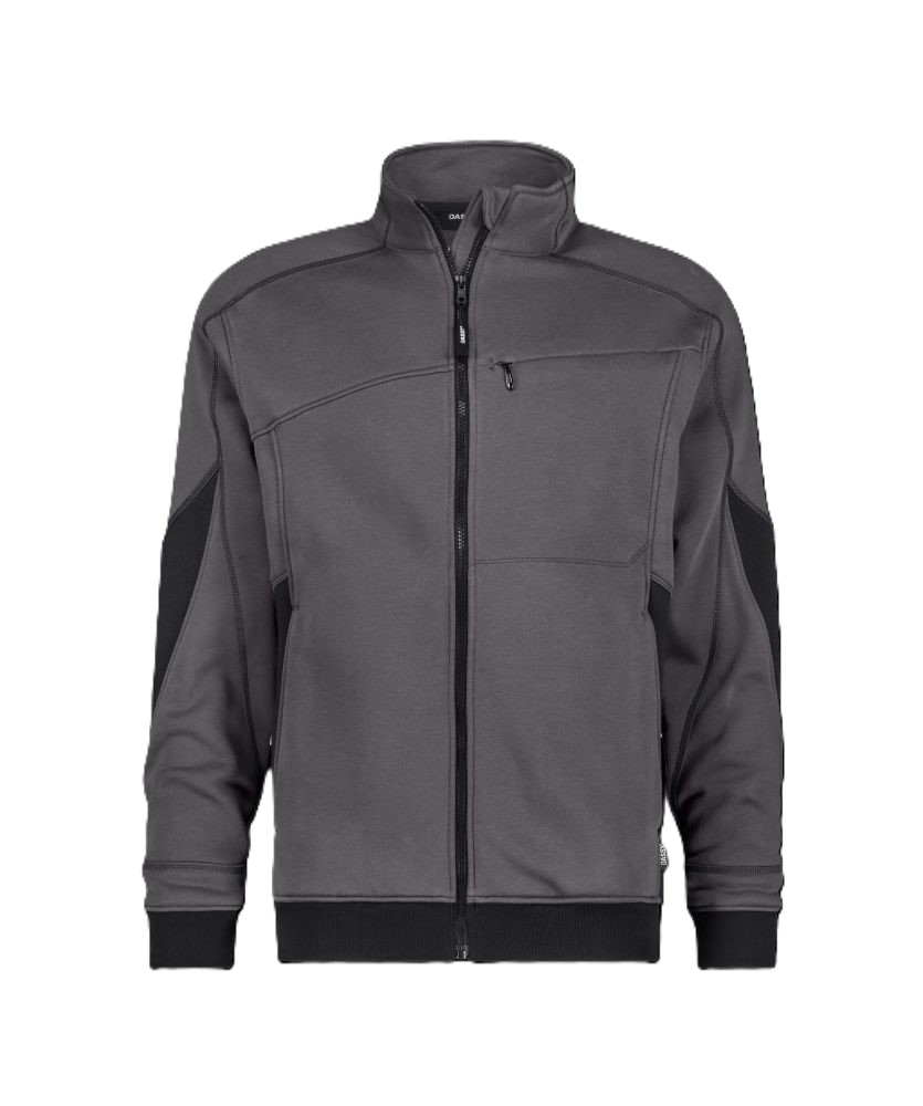 300570 Velox Next | Sweatshirt mit langem Reißverschluss (anthrazitgrau/schwarz, XS)