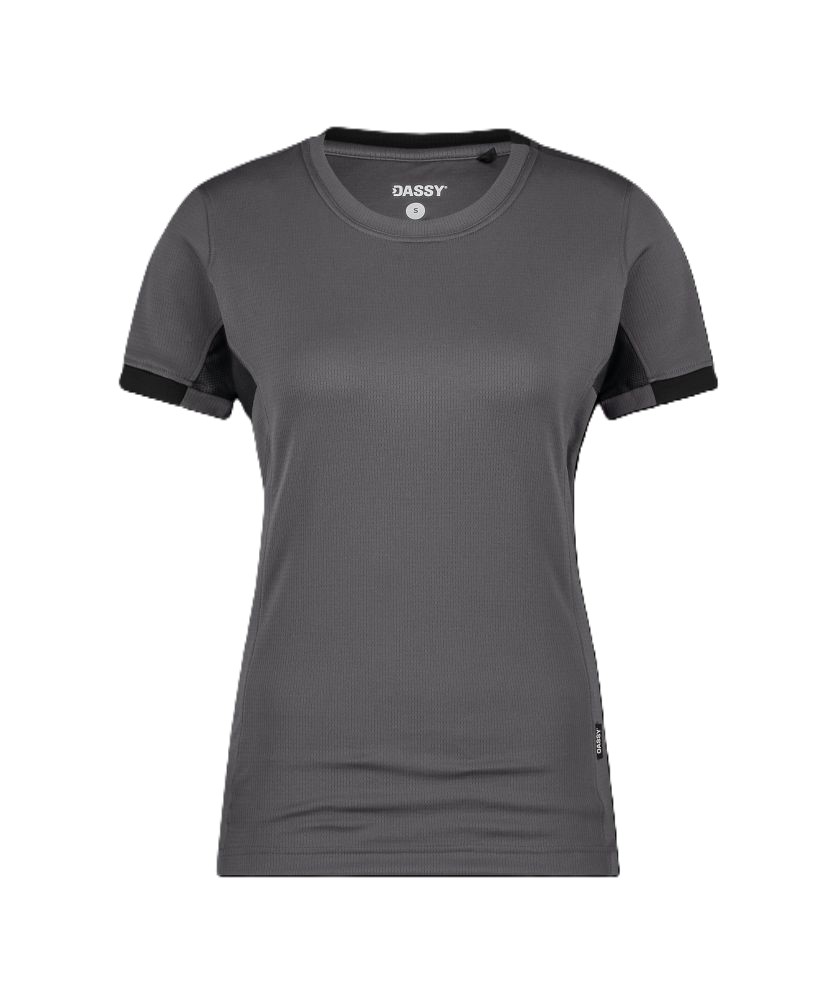 DASSY Nexus Next | T-Shirt | Damen | 710084 (anthrazitgrau/schwarz, XS)