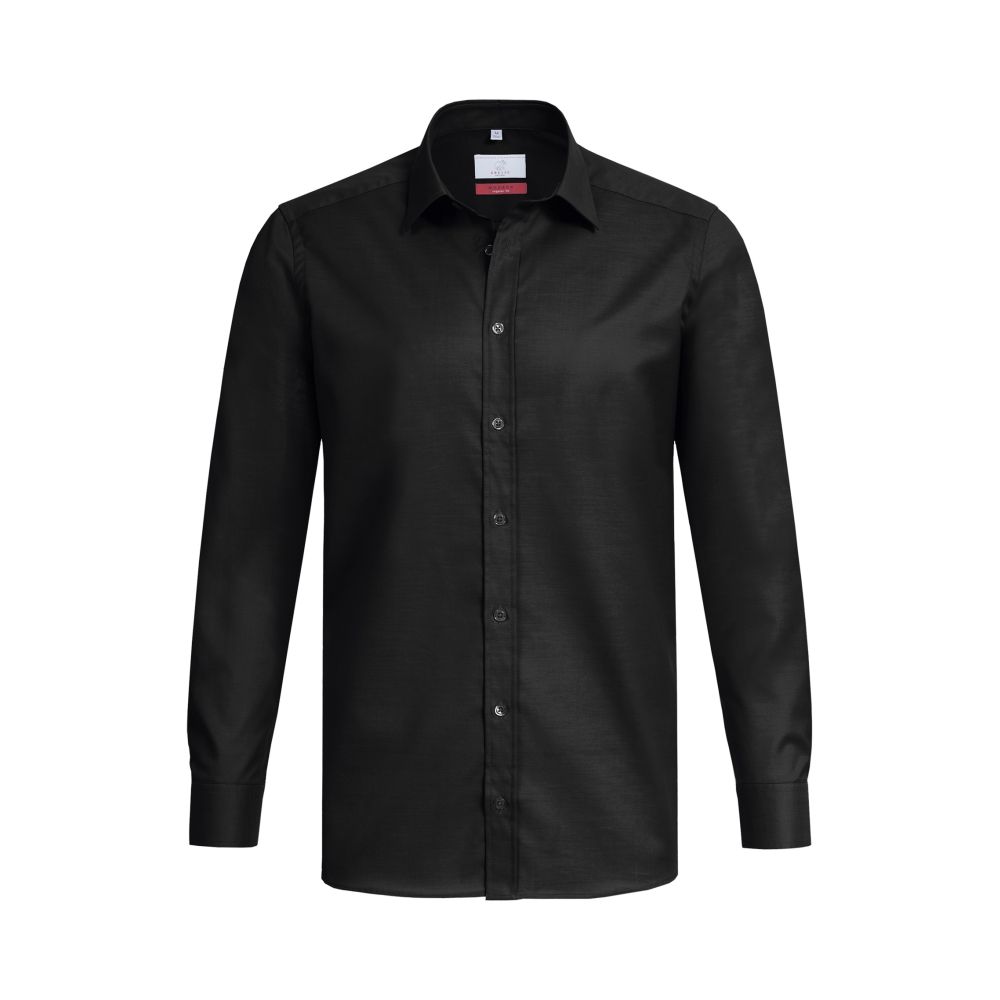 6727.1770 Herren-Hemd 1/1 RF Modern 37.5 (010 schwarz, 35/36)
