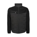 F2161 Gesteppte Hybridjacke | 07 schwarz