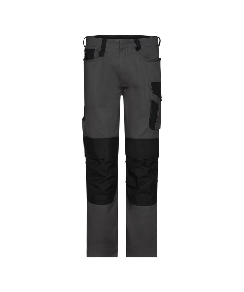 201169 Ponti Arbeitshose mit Kniepolstertaschen (anthrazitgrau/schwarz, 42, Standard)
