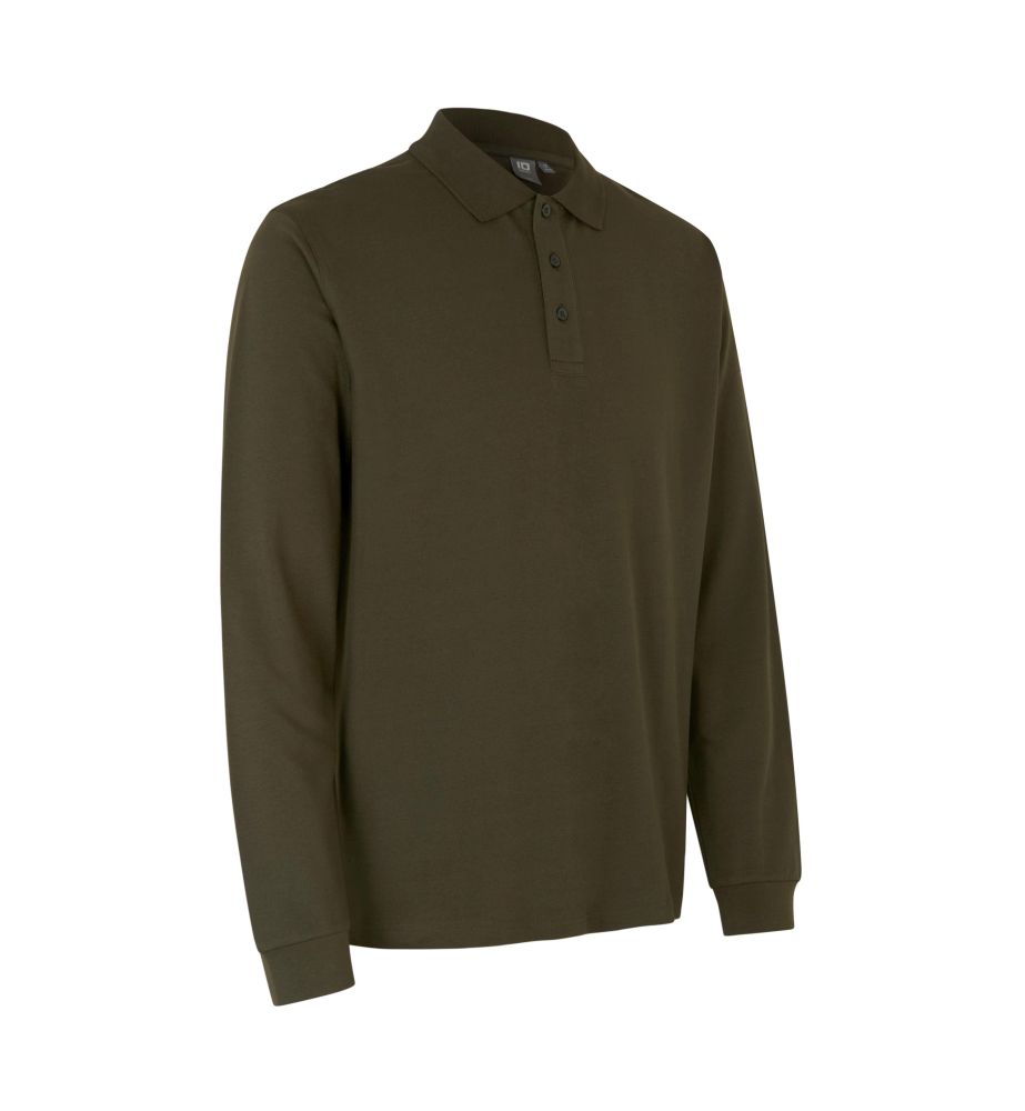 ID IDENTITY Langarm-Poloshirt | Stretch | 0544